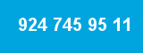 924 745 95 11